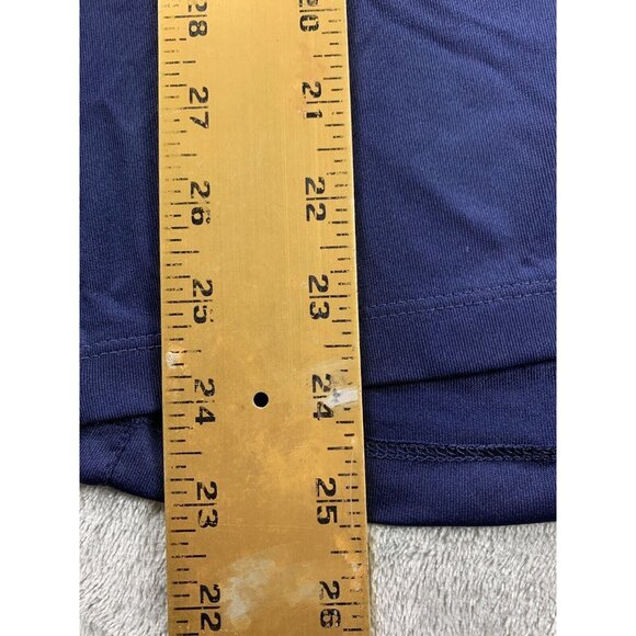 Callaway Shirt Men medium navy Opti Dri Golf Vest Top Pullover half button up - Picture 5 of 13